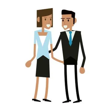 Business teamwork executive Stock Illustration