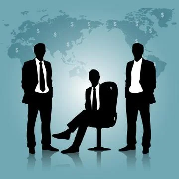 Business teamwork Stock Illustration