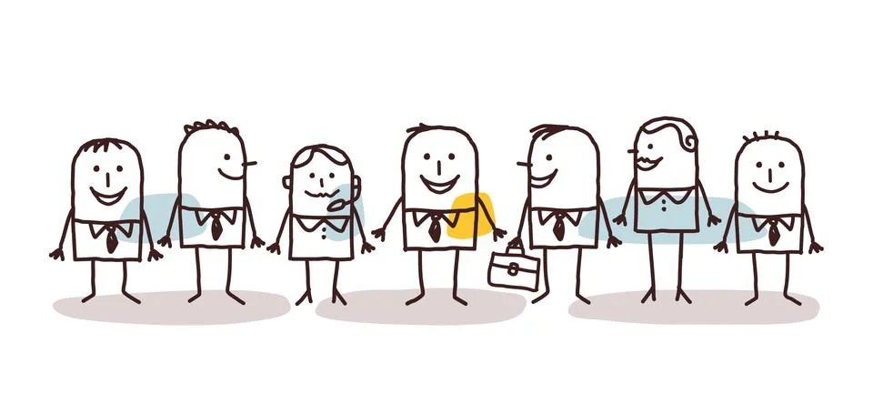 Business teamwork Stock Illustration