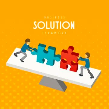 Business teamwork Stock Illustration