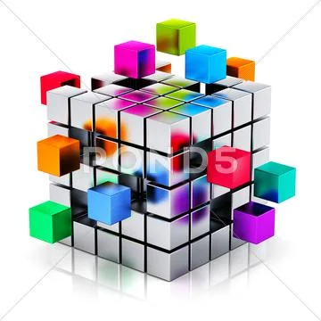 Business teamwork, internet and communication concept Stock Illustration