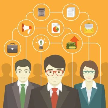 Business teamwork of professionals 스톡 일러스트