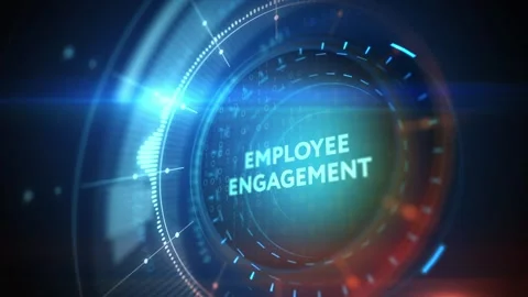Business, Technology and network concept. Employee engagement. 3d illustratio Stock Footage 309360698