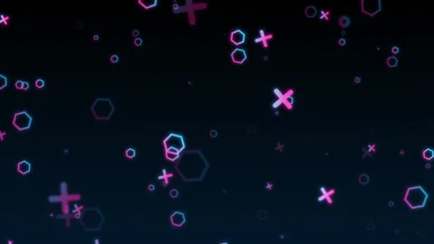 Business technology background with hexagons shapes 스톡 동영상 268577406