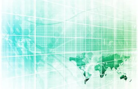 Business technology background Illustrazione stock