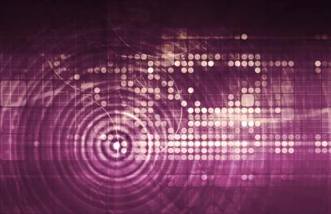 Business Technology Background Stock Illustration