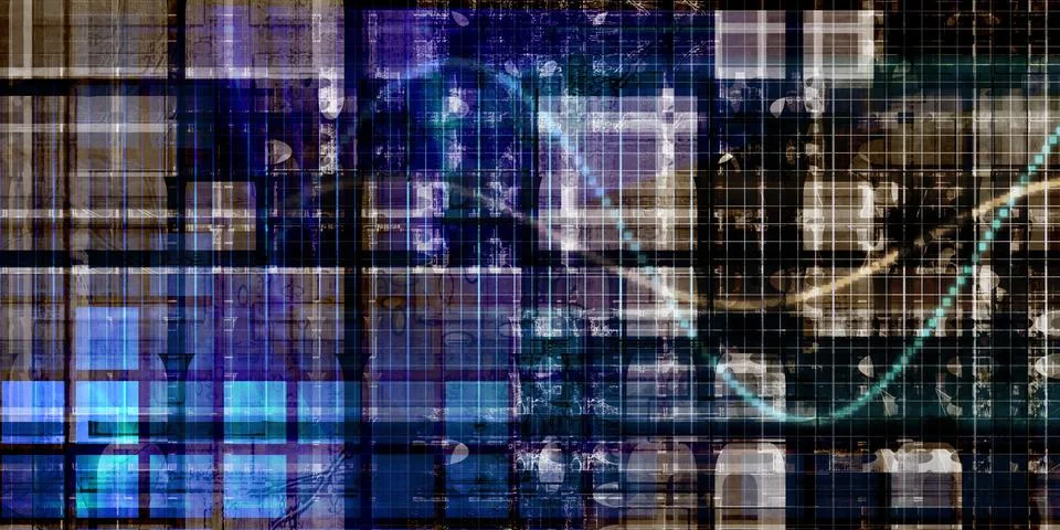 Business Technology Background Stockillustratie