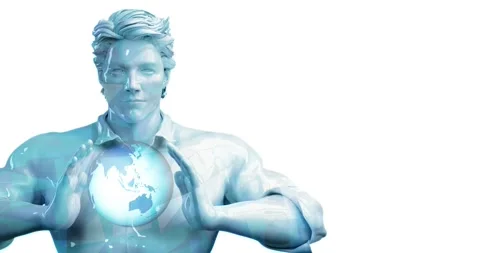 Business Technology Concept with Man Finding a Solution Stock Footage 316276152