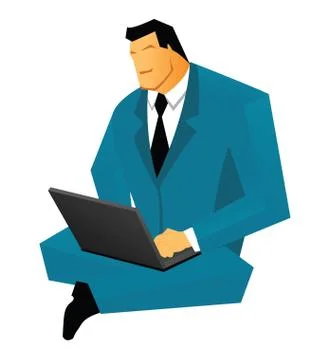 Business technology Illustrazione stock