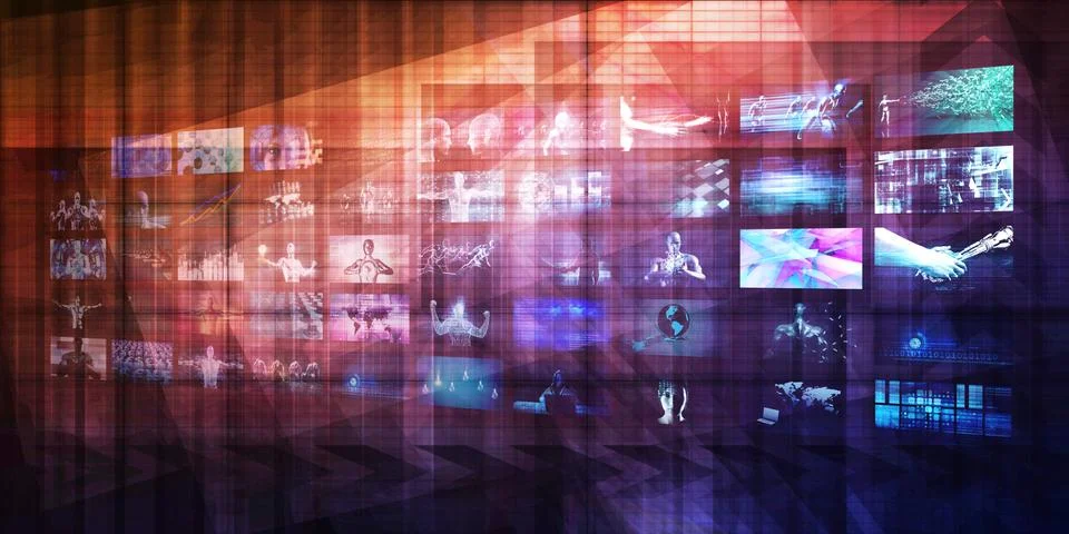 Business Technology 스톡 일러스트