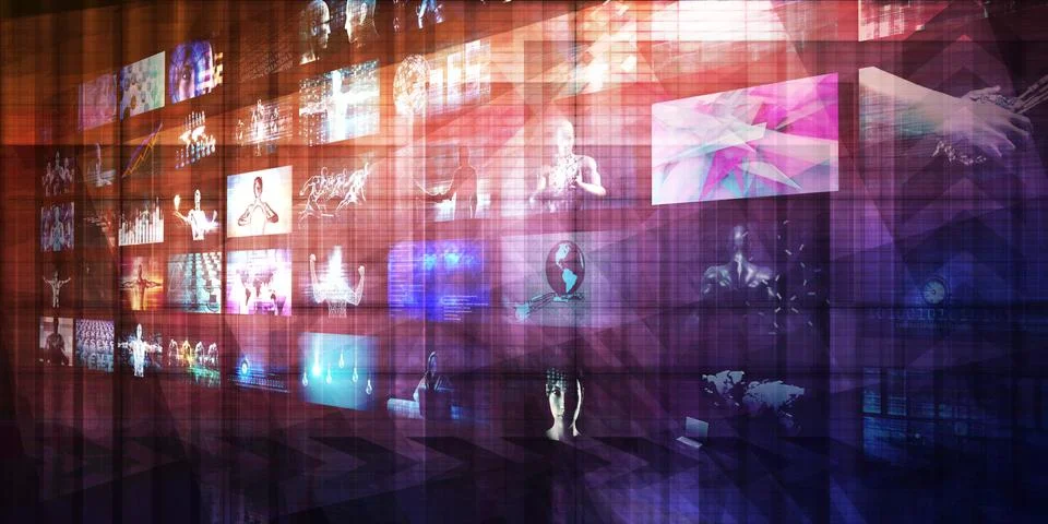 Business Technology 스톡 일러스트
