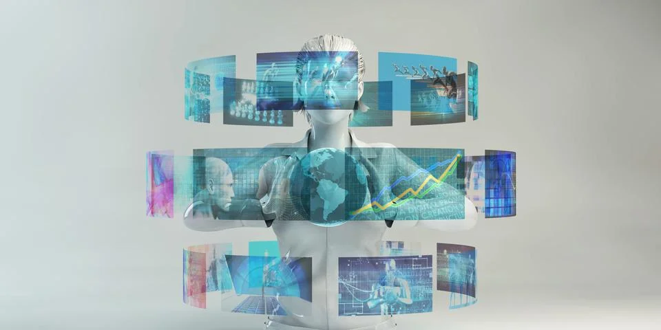Business Technology Stock Illustration