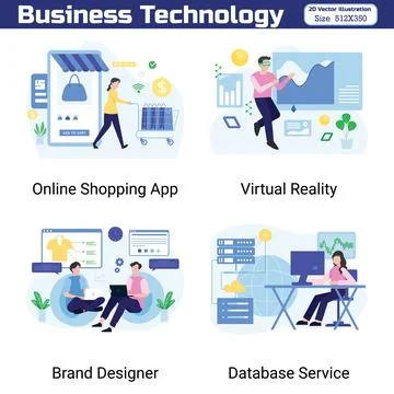 Business Technology Illustrations Stock Illustration