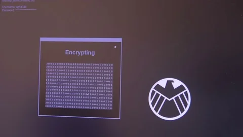 Business, Technology, Internet and network concept. Data encryption Stock Footage 73068222