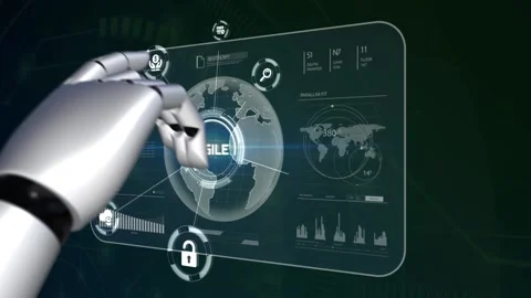 Business, Technology, Internet and network concept. Agile Software Developmen Stock Footage 139582293