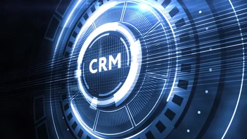 Business, Technology, Internet and network concept. CRM Customer Relationship Stock Footage 140106794