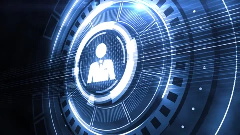 Business, Technology, Internet and network concept. Human Resources HR manage Vídeo Stock 140106821