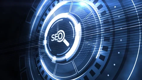 Business, Technology, Internet and network concept. SEO Search engine optimiz Stock Footage 140106923
