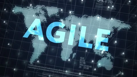 Business, Technology, Internet and network concept. Agile Software Developmen Stock Footage 140563577