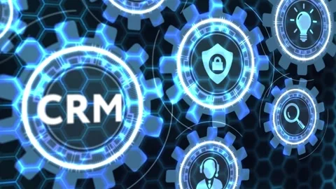 Business, Technology, Internet and network concept. CRM Customer Relationship Stock Footage 140946699