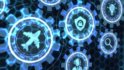 Business, Technology, Internet and network concept. Travel transportation con Stock Footage 140946750