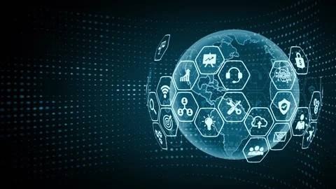 Business, Technology, Internet and network concept. Virtual button labeled: M Stock Footage 141558509