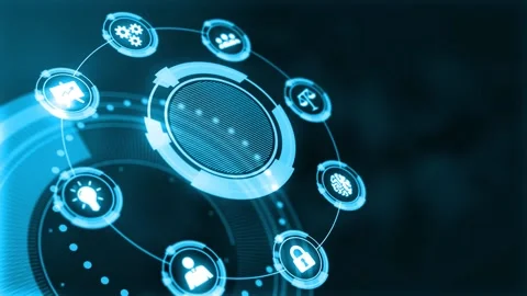 Business, Technology, Internet and network concept. Video stock 141558542