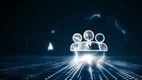 Business, Technology, Internet and network concept. Human Resources HR manage Stock Footage 143702680