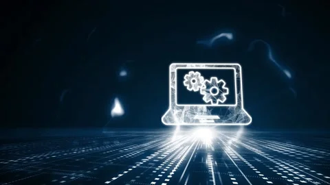 Business, Technology, Internet and network concept. Automation Software Techn Stock Footage 143702912