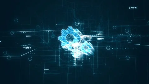 Business, Technology, Internet and network concept. Automation Software Techn Vidéo 144855537