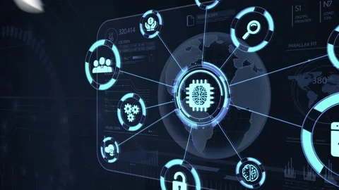 Business, Technology, Internet and network concept. CRM Customer Relationship Stock Footage 145036699
