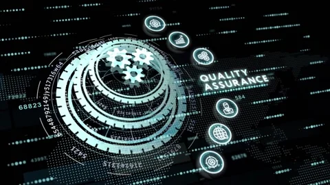 Business, Technology, Internet and network concept. Quality Assurance service Stock Footage 150645549