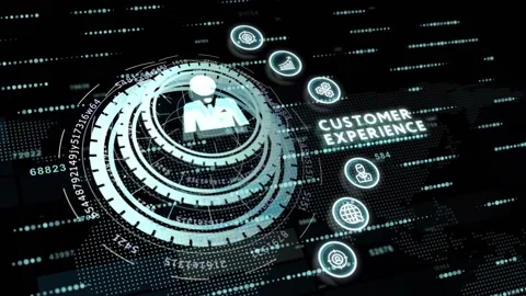 Business, Technology, Internet and network concept. Technology future.  virtu Stock Footage 150645578