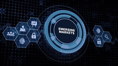 Business, Technology, Internet and network concept.  virtual screen of the fu Stock Footage 154098860