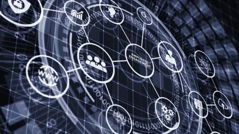 Business, Technology, Internet and network concept. virtual screen of the fut Stock Footage 154224461