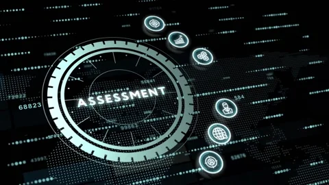 Business, Technology, Internet and network concept. Assessment analysis evalu Stockbeeldmateriaal 155295946