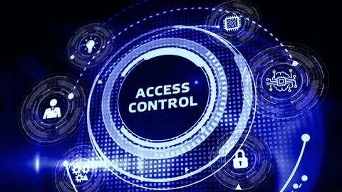 Business, Technology, Internet and network concept. virtual display: Access c Stock Footage 155296208