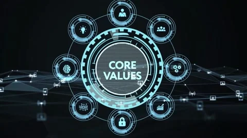 Business, Technology, Internet and network concept. Core values responsibilit Stock-Footage 160189499
