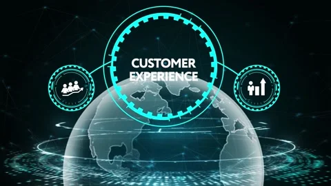 Business, Technology, Internet and network concept. Technology future. Young  Stock-Footage 163972792