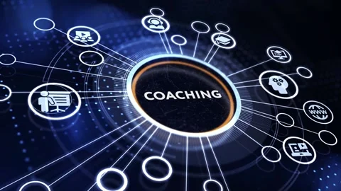 Business, Technology, Internet and network concept. Coaching mentoring educat Stock Footage 185343894