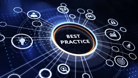 Business, Technology, Internet and network concept. BEST PRACTICE successful  Stock Footage 185354092