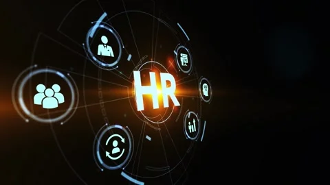 Business, Technology, Internet and network concept. Human Resources HR manage Stock Footage 189990700