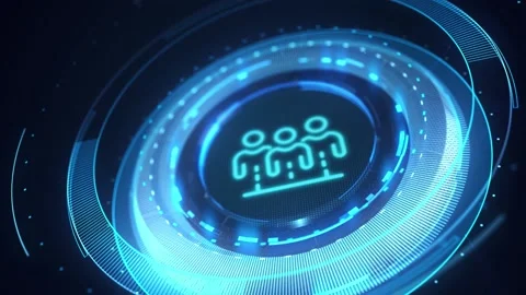 Business, Technology, Internet and network concept. Human Resources HR manage Stock-Footage 195882586