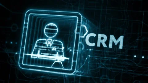 Business, Technology, Internet and network concept. CRM Customer Relationsh.. Stock Footage 233831904