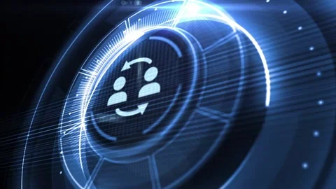 Business, Technology, Internet and network concept. Human Resources HR mana.. Stock Footage 233832338