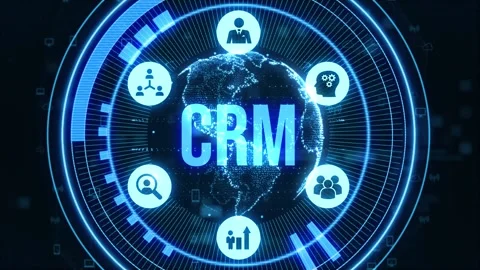 Business, Technology, Internet and network concept. CRM Customer Relationsh.. Stock Footage 237622392