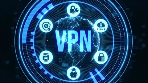 Business, Technology, Internet and network concept. VPN network security in.. Stock-Footage 237622603