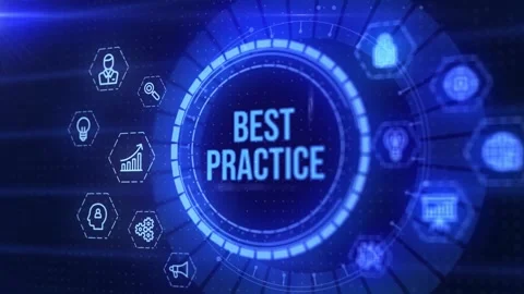 Business, Technology, Internet and network concept. BEST PRACTICE successfu.. Stock-Footage 238500520