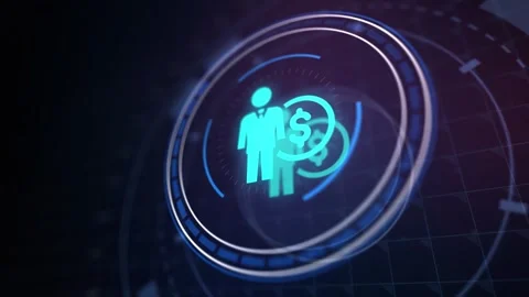 Business, Technology, Internet and network concept. Human Resources HR mana.. Stock Footage 242660283