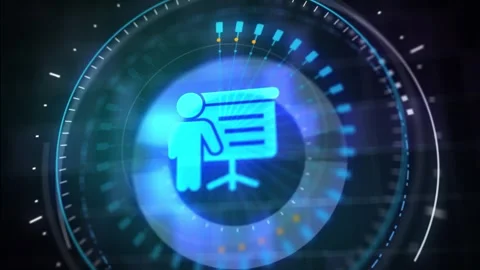 Business, Technology, Internet and network concept. Webinar e-learning. Tra.. Vídeo Stock 243368146